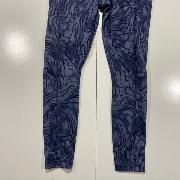 Athleta Blue Print Ultimate Stash Pocket 7/8 Woman’s Activewear Tights Size XS - Picture 7 of 13